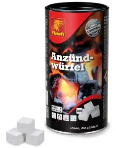 Flash Firelighter Parafina 100Pcs