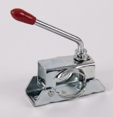 Abrazadera D 48 mm hierro fundido, galv. galvanizado