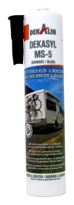 Dekalin Dekasil MS 5 adhesivo de polímero de silano 290 ml negro