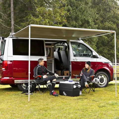 Toldo Fiamma F35S-250 DEEP BLACK para camper