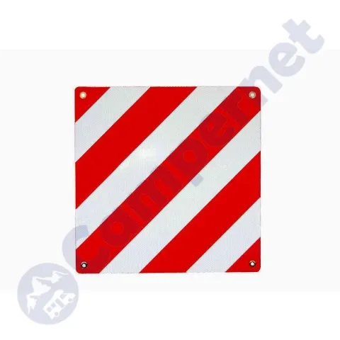 Placa de seguridad metálica