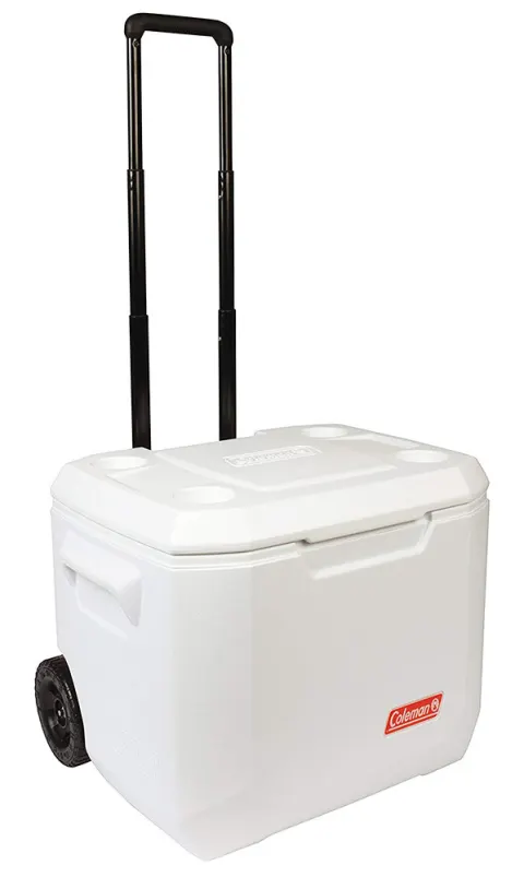 Nevera rigida Coleman MARINE XTREME 50QT CON RUEDAS – blanca