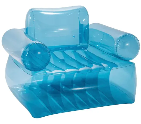 Sillón hinchable azul c/reposabrazos INTEX