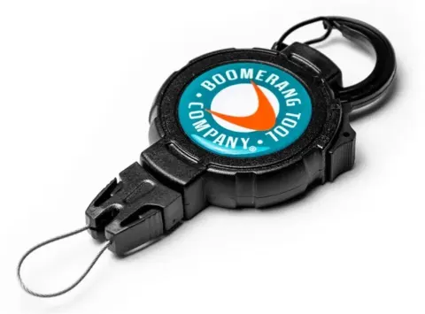 Accesorio Retráctil Key-Bak Fishing Boomerang con mosquetón grande