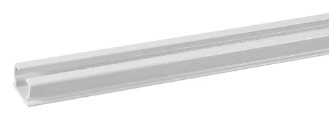 Riel blanco de cortina de 150 cm y 6 mm