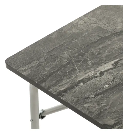 Mesa confort Travellife Sorrento gris oscuro 120 x 80cm