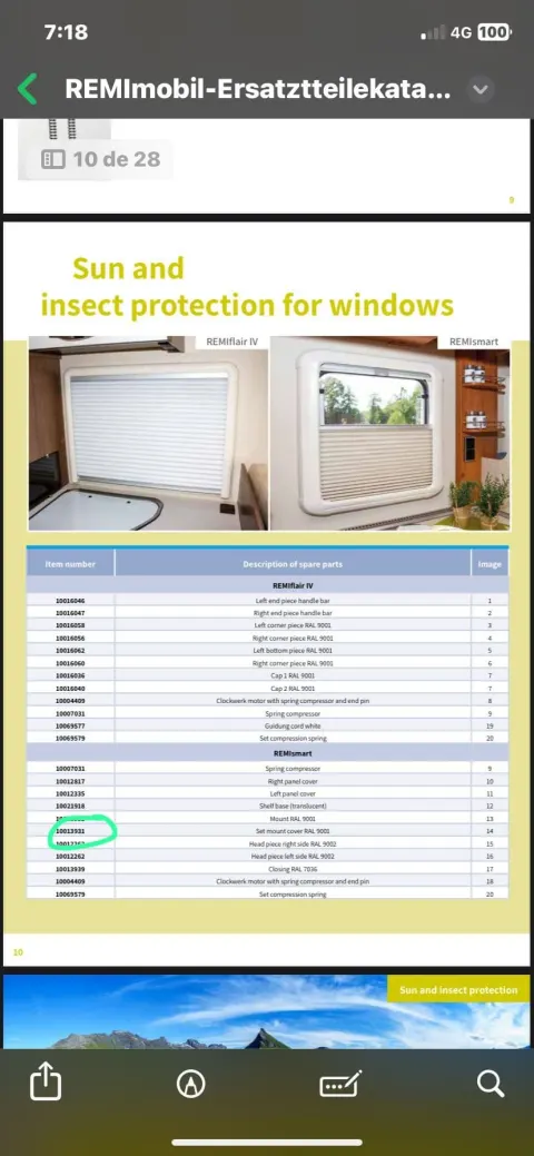 Juego de tapajuntas RAL 9001 REMIsmart