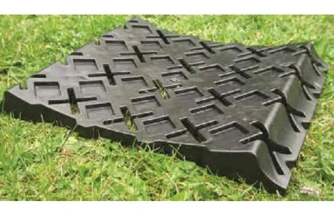 Calzo de base para nivelar ruedas. Milenco