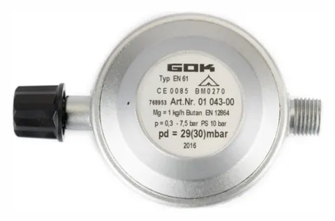 Gok CG 30mb 1/4 regulador de presión de gas izquierdo