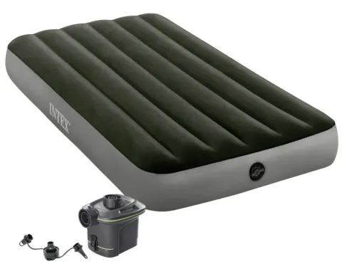 Cama hinchable camping intex modelo prestige downy con fiber-tech