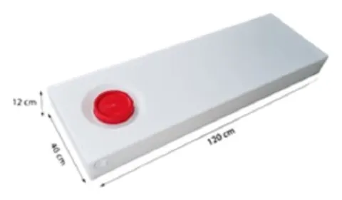 Depósito aguas limpias 57 L – 40 x 12 x 120 cm