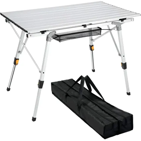 Mesa Plegable Altura Regulable 89,9×53 cm