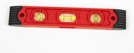Escala de agua con tira magnética, rojo de Plástico.