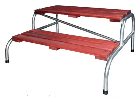 Somerjaus BANQUETA DOBLE MODULO madera – Escalón para caravana