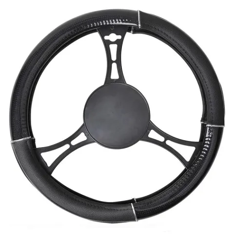 Funda para volante con apariencia de carbono