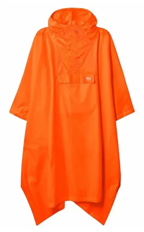 Poncho impermeable de lluvia Mac in a sac PVC PONCHO – naranja
