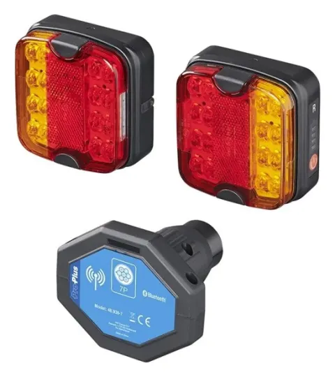 Luces LED remolque de imanes inalámbrico Bluetooth 7 polos
