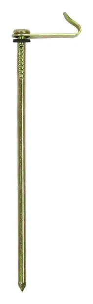 Piqueta metálica de 21cm con gancho x6. ProPlus