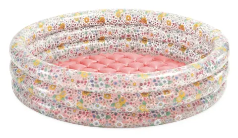 Piscina hinchable flores con suelo acolchado sweet blossom