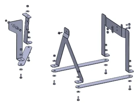Kit sujeción depósito exterior T5/T6/T6.1 60 L