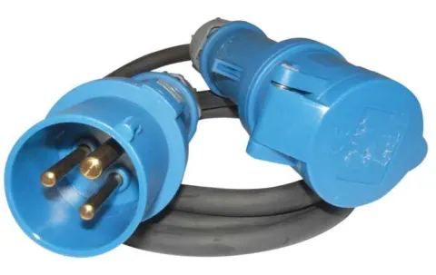 Cable adaptador CEE 3×2.5mm, longitud 1.5m CEE-St/Ku