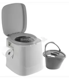 Recambios y accesorios de WC: WC portátil Optiloo de Brunner de 7 litros con asiento y tapa