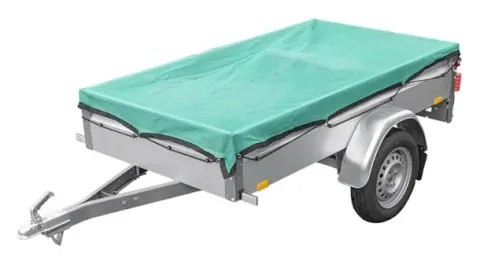 Red de malla para remolque 2 x 3 m con cuerda elástica.