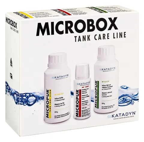 Katadyn Micropur Microbox Tank Care Line – Set de limpieza depósitos de agua potable