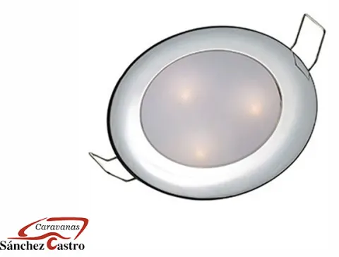 Spot de LED 12 V Empotrado 3 LED Cromado