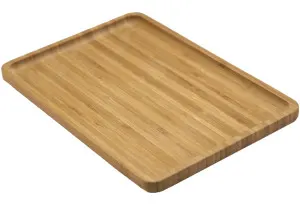 Point-Virgule básico Bandeja de bambú 28x19x1.5cm
