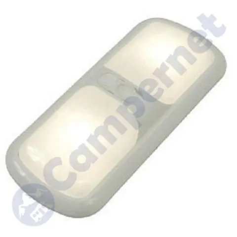 Aplique doble blanco 12v