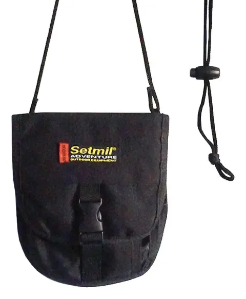 Setmil Travel Pouch 20 negro – Bolso bandolera de viaje