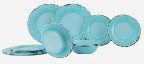 SET MELAMINA GIMEX OPAL 12 PCS · Ref. 0512218