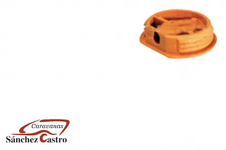 Taco Redondo Marron 6MM (4 Unidades)