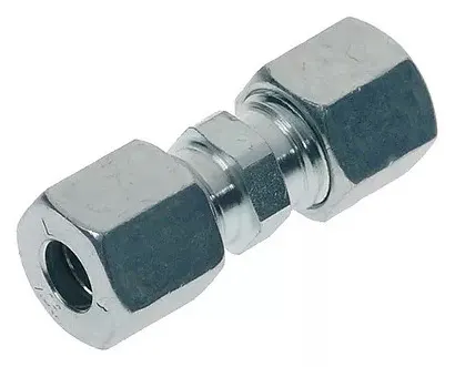Unión recta ermeto tubería de gas 8 mm