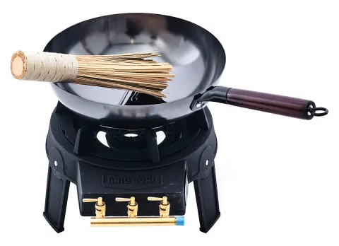 Grill Guru Double Easy Asia quemador para wok