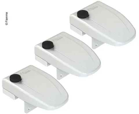 Fusible De La Puerta Marco De Puerta Seguro, 3 Piezas En El Set Blanco