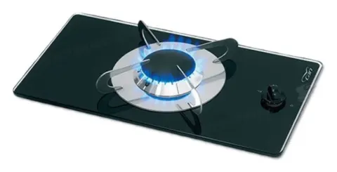 Cocina hornillo cristal de un fuego.