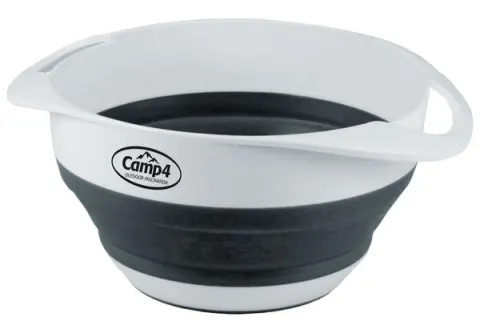 Cuenco y colador plegable de silicona camp4
