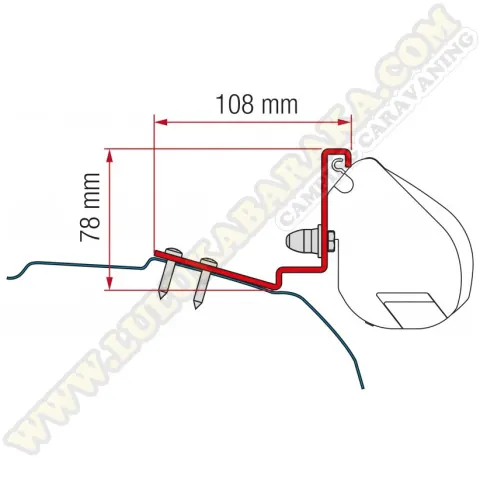 Kit soportes F35 Pro Ford Custom Cap Coast (L1-H1) Capland – Caplife (L2-H1)