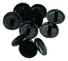 Set 10 Tapones Grises Tornillo de Estrella