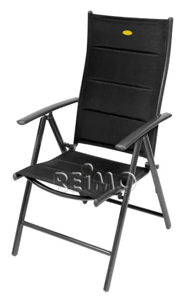 Ischia Mega Comfort negro con acolchado y respaldo curvado