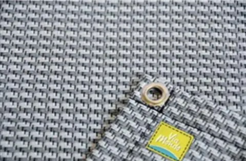 Suelo de camping 2,5 x 4,5m gris