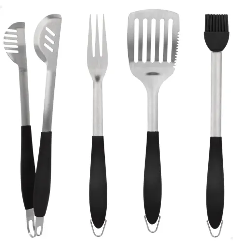 Set 4 accesorios barbacoa Aktive