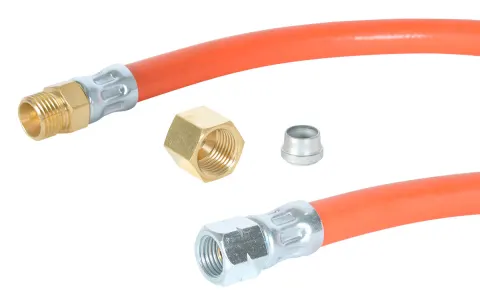 Obelink manguera de gas izquierda «1/4» x 6/8 mm – 1 m