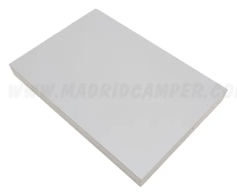 Tablero de chopo HPL gris Cemento mate 15mm