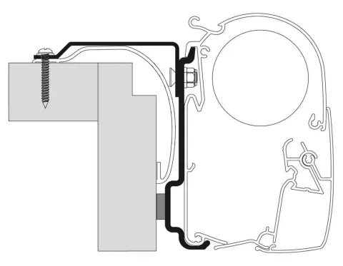 Adaptador Laika X para toldos THULE