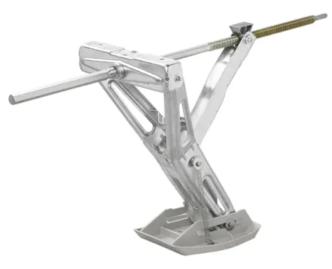 Pata estabilizadora 1000 kg 605×280 mm Al.:470 mm con apoyo