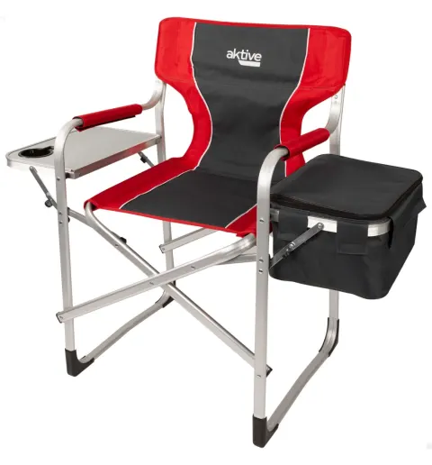 Silla camping director con mesa y bolsa térmica Aktive