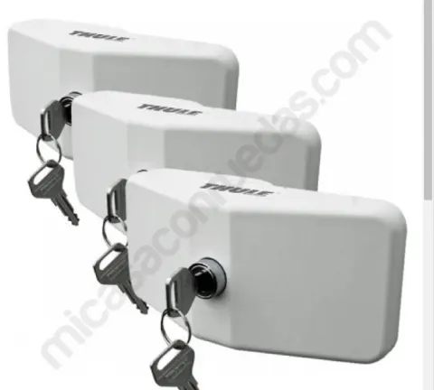 Kit 3 cierres de seguridad Thule Door Lock con la misma llave